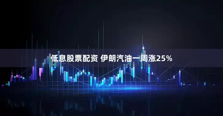 低息股票配资 伊朗汽油一周涨25%